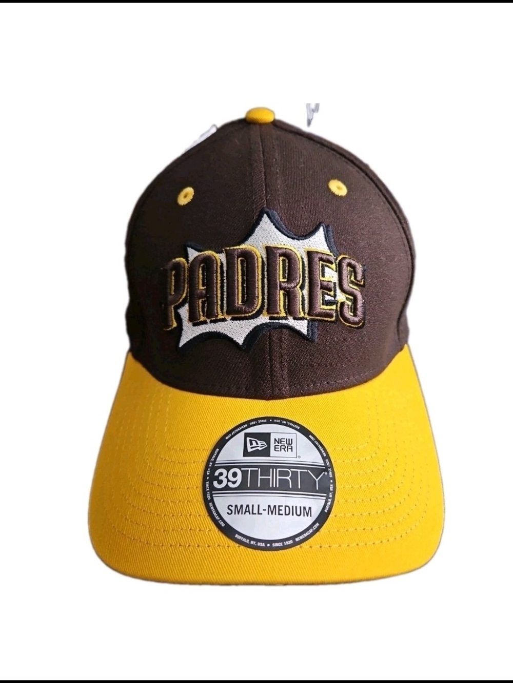 Padres 39thirty Baseball Cap - MLB  Brown/yellow Snapback Hat